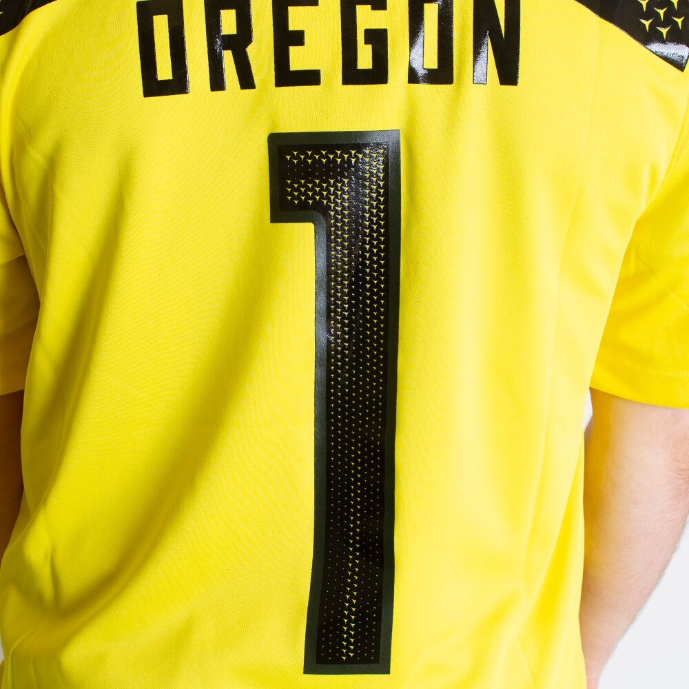 Classic Oregon O, Nike, Yellow, Jerseys, Polyester, Men, Football, Vapor Fuse, Game Day, 2023, #1, 736342